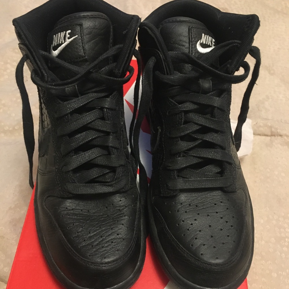 Women’s black Nike high tops